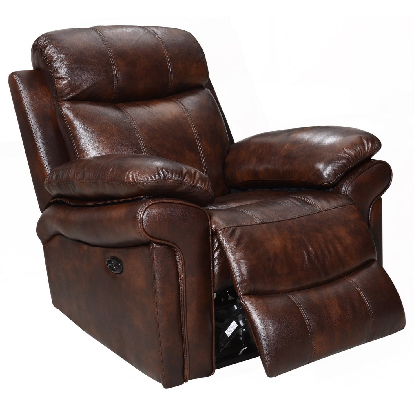 Leather Italia USA Shae Joplin Leather Power Recliner Darvin